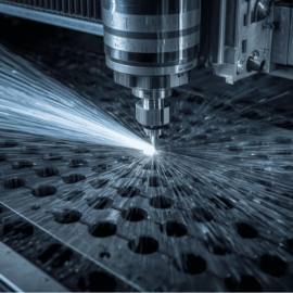 en vattenskärning i produktion